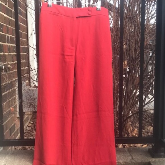 Sezane Red Women's Pants - Picture 4 of 11